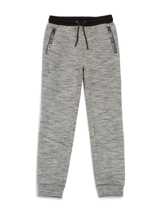 Svijetlo Melange Sive Guess Shopping Zeke Tech Joggers S Patentnim Zatvaračem (7-16)