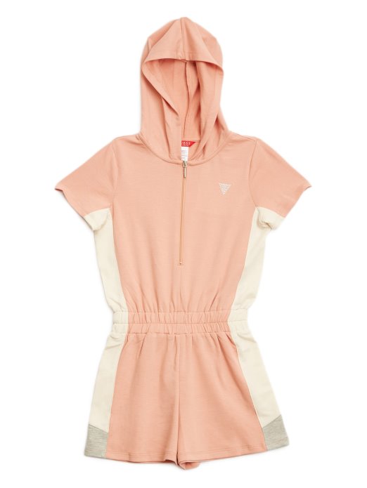 Peach Zahara Romper (7-14) Guess Shopping