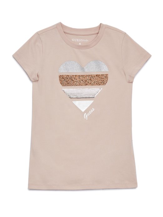 Guess Shopping Crush Tee (7-14) Dimrose