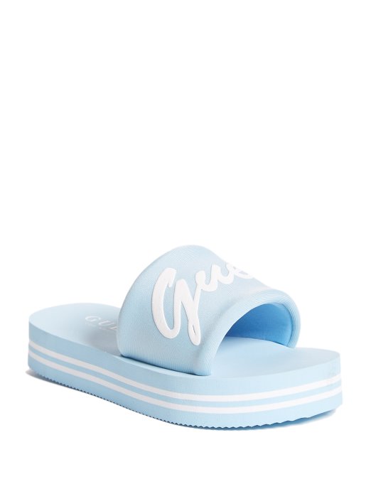 Jennie Slide Sandals Ocean Guess Shopping