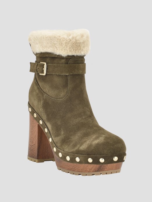 Srednje Zelena 310 Guess Shopping Damina čizme S Podstavom Od Umjetnog Krzna