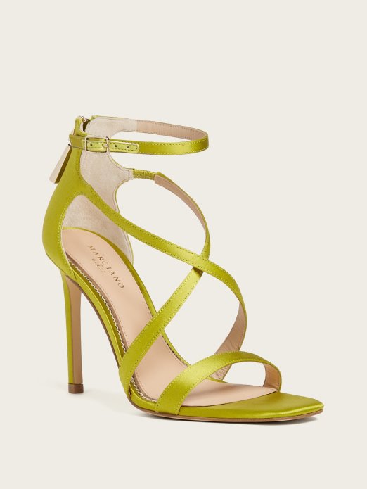 Guess Shopping Satenska Peta S Remenom Zeleni Patent