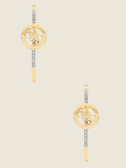 Zlatni Quattro G Prstenaste Naušnice žuto Zlato Guess Shopping