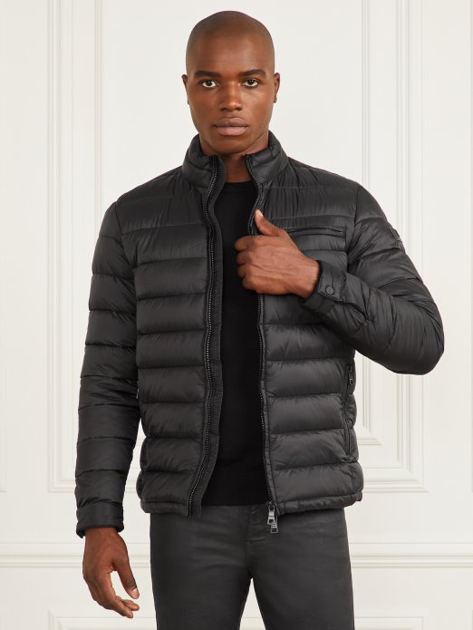 Jet Crna Guess Shopping Podstavljena Biciklistička Jakna