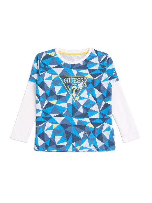Guess Shopping Geometrijski Slojeviti Komplet Majica I Hlača (2-6) Puni Trokut