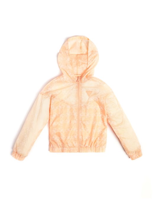 Guess Shopping 4g Logomania Breskvasta Kombinirana Vjetrovka S Kapuljačom (7-14)