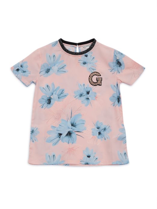 Guess Shopping Pf74 Majica S Logotipom Od štrasa (7-14)