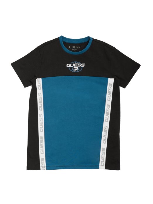 Fantasy Petrol Color-block Majica S Logotipom (7-12) Guess Shopping