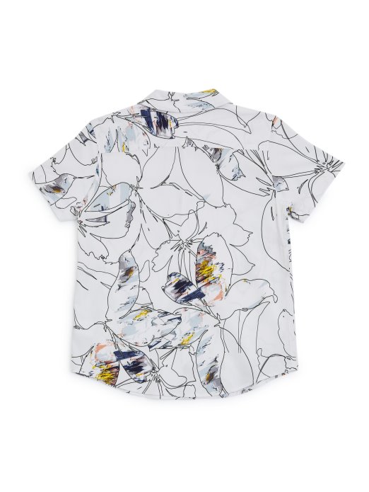 čista Bijela Grover Cvjetna Košulja (7-16) Guess Shopping