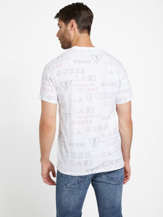 čista Bijela Guess Shopping Devan Majica S Logotipom