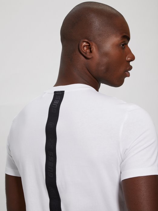 čista Bijela Guess Shopping Majica S Trakom S Logotipom Eco Royal