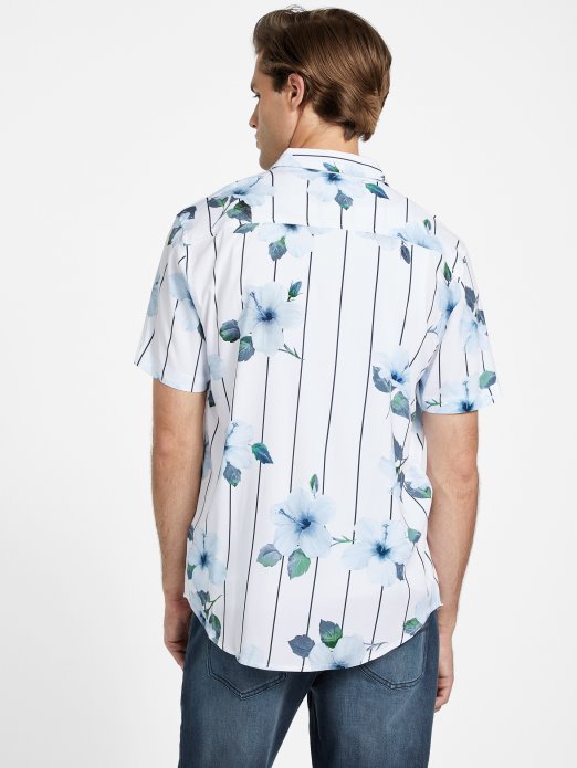 čista Bijela Košulja S Rai Printom Pogodi Kupnju