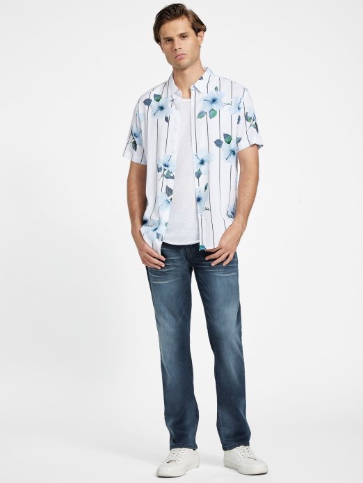 čista Bijela Košulja S Rai Printom Pogodi Kupnju