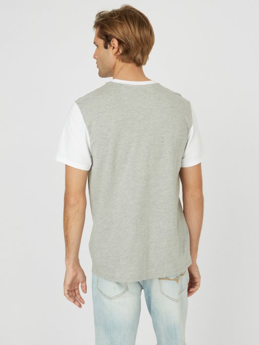 čista Bijela Majica S Guess Shopping Davion Logom U Boji