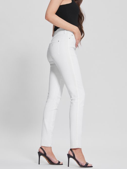 čisto Bijele Multi Guess Shopping 1981 Obložene Uske Traperice