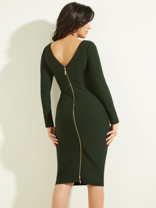 šenil Zelena Mimi Olovka Haljina Pogodi Kupnju